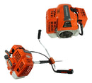 Roçadeira a Gasolina 2 Tempos Profissional 75CC 3HP Com Lâmina 3 e 2 Pontas Facão, Disco 80 Dentes, Kit de Reparo e Acessórios Knakasaki