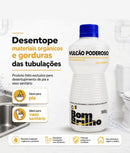 Desentupidor de Pia e Vaso Sanitário 900g - Kit com 4 Unidades