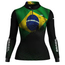 Camisa M Agro Feminina Brk Brasil com Proteção Solar UV50+